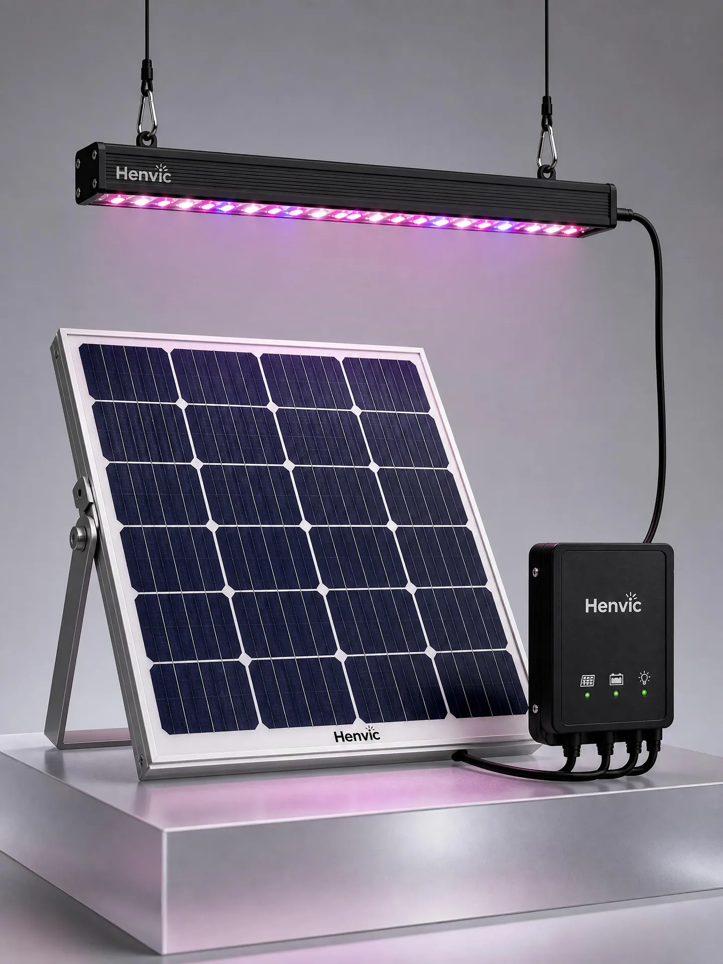 LED Grow Light & Solar Supplemental Light for Plant Grow Chamber