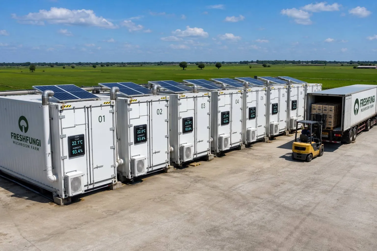 Large-Scale Mushroom Cultivation Container Technology: A New Era for Agricultural Automation